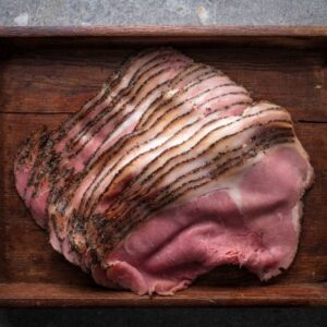 Pastrami af dansk kød kvæg