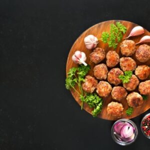 Slagter Madsen's frikadeller "mini" 35-40 g på lager d. 16/4