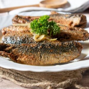 1 stk. stegt sild