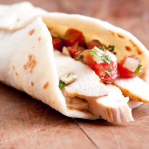 Kokken’s fladbrød m. kebab eller kylling