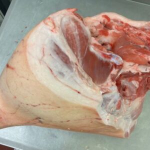 Hel skinke m. ben af dansk gris